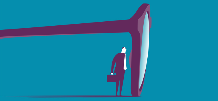 Looking through glasses Looking through glasses