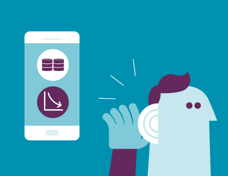 A boy listening to financial advice