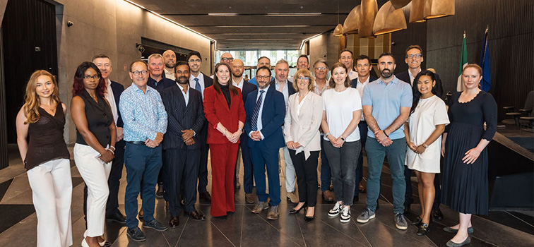 Group photo of attenees of the  Sandbox Programme Event at Central Bank of Ireland
