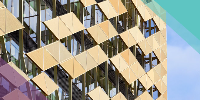 Wall of Central Bank North Wall Quay building