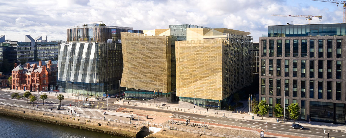 Exterior view of the Central Bank of Ireland Building